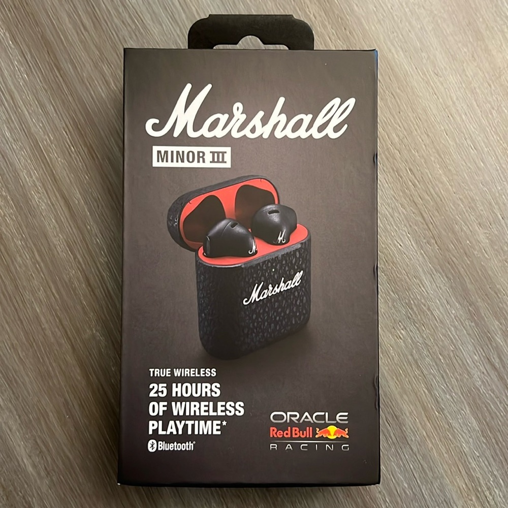 Marshall Minor III wireless blue tooth ear buds … NEW IN BOX